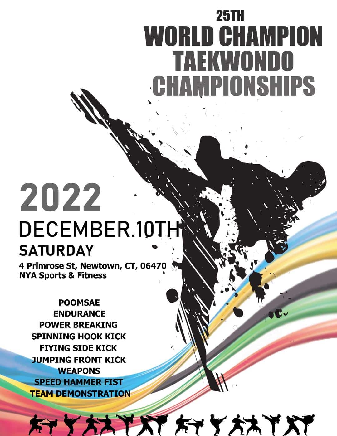 World Champion Taekwondo 2022 Dec 10th Saturday